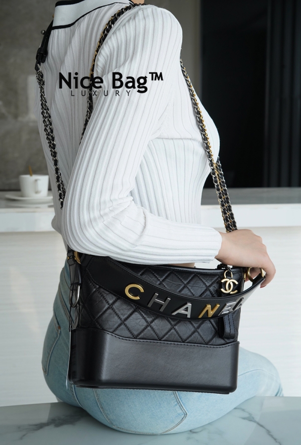 Chanel Gabrielle Hobo Bag Black - Nice Bag™