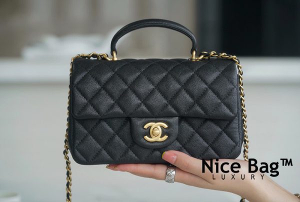 Chanel Mini Flap Bag Black Gold - Nice Bag™