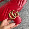 Gucci Marmont Matelassé Bag Red sử dụng chất liệu da bê nguyên bản như chính hãng, chuẩn 99% chất lượng tốt nhất