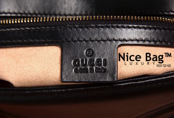 Gucci Marmont matelassé Bag black sử dụng chất liệu da bê nguyên bản như chính hãng, chuẩn 99% full box và phụ kiện