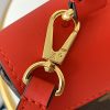 Louis Vuitton Lucky BB Bag Monogram Red sử dụng chất liệu da bê nguyên bản như chính hãng, sản xuất bằng thủ công chuẩn 99%
