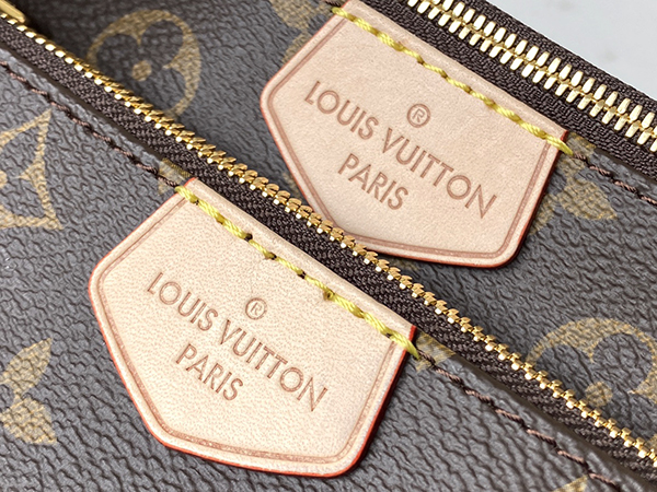 Louis Vuitton Multi Pochette Accessoires Blue sử dụng chất liệu da bê nguyên bản như chính hãng, sản xuất hoàn toàn bằng thủ công, chất lượng tốt nhất hiện nay, cam kết chuẩn 99% so với chính hãng