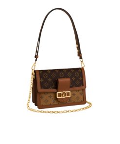 Louis Vuitton Dauphine MM Monogram Bag sử dụng chất liệu nguyên bản như chính hãng, chuẩn 99% cam kết chất lượng tốt nhất