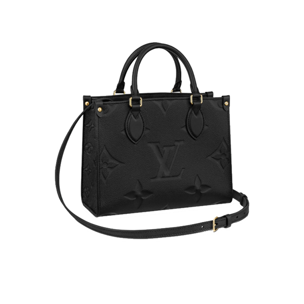Túi Xách Louis Vuitton Onthego Bag Black PM chất lượng like authentic sử dụng chất liệu da nguyên bản như chính hãng, sản xuất hoàn toàn bằng thủ công, chất lượng tốt nhất hiện nay, full box và phụ kiện, cam kết bao check