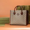 Gucci Small Tote Bag Canvas GG Supreme like authentic sử dụng chất liệu chính hãng, sản xuất hoàn toàn bằng thủ công, chuẩn 99%, nice bag cam kết chất lượng tốt nhất, hỗ trợ trả góp 0% bằng thẻ tín dụng, nhận ship cod toàn quốc