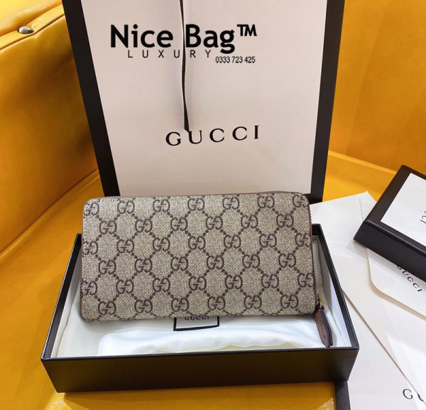 Gucci Neo Vintage GG Supreme Zip Around Wallet like authentic sử dụng chất liệu chính hãng, sản xuất hoàn toàn bằng thủ công, cam kết chất lượng tốt nhất, chuẩn 99%, full box và phụ kiện
