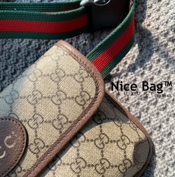 Gucci Neo Vintage GG Supreme Belt Bag like authentic sử dụng chất liệu chính hãng, sản xuất hoàn toàn bằng thủ công, chuẩn 99% so với chính hãng, full box và phụ kiện