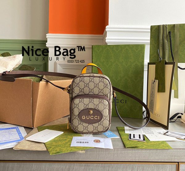 Gucci Neo Vintage Mini Bag like authentic sử dụng chất liệu chính hãng, sản xuất hoàn toàn bằng thủ công, chuẩn 99%, full box và phụ kiện