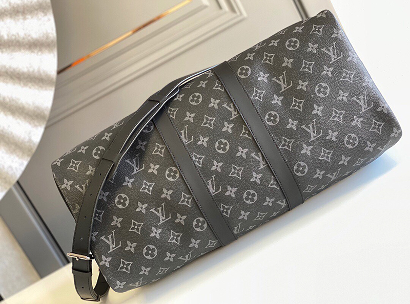 Louis Vuitton Keepall 45 Black Cloth ref.919424 - Joli Closet