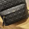 Dior Small backpack Black Cannage Lambskin like authentic sử dụng chất liệu chính hãng, sản xuất hoàn toàn bằng thủ công, chuẩn 99% cam kết chất lượng tốt nhất. hỗ trợ trả góp 0% bằng thẻ tín dụng