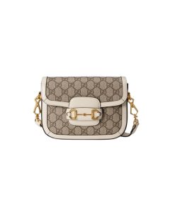 Gucci Horsebit 1955 Mini Bag In GG Supreme Canvas like authentic sử dụng chất liệu chính hãng, sản xuất hoàn toàn bằng thủ công, cam kết chất lượng tốt nhất, chuẩn 99% so với chính hãng