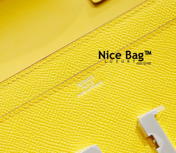 Hermes Constance To Go Epsom Yellow like authentic sử dụng chất liệu chính hãng, da công hoàn toàn bằng thủ công, cam kết chất lượng tốt nhất chuẩn 99% so với chính hãng, full box và phụ kiện