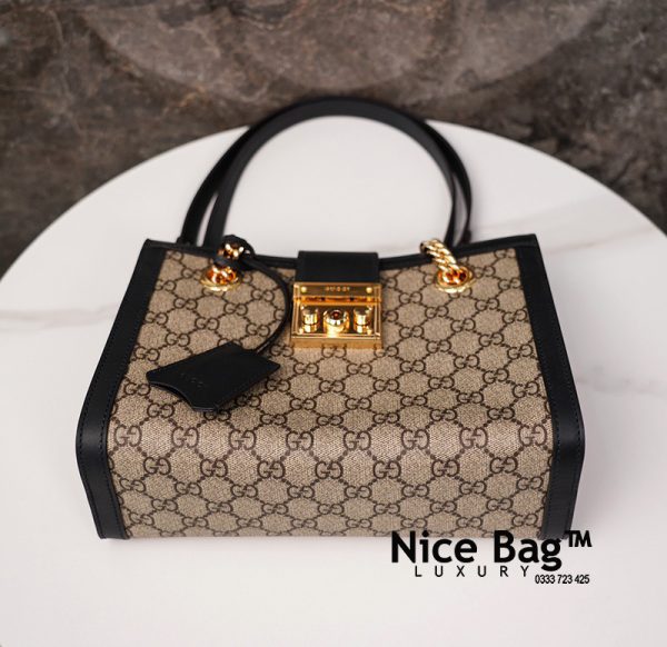 Túi Gucci GG Supreme Padlock Small Shoulder Bag Black - Nice Bag™
