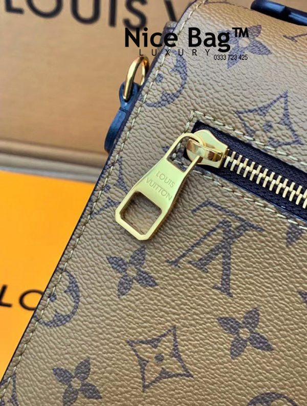 Túi Louis Vuitton Pochette Metis Monogram Canvas like authentic sử dụng chất liệu chính hãng, sản xuất hoàn toàn bằng thủ công, kim loại mạ vàng 24k cam kết chất lượng tốt nhất chuẩn 99% so với chính hãng, full box và phụ kiện