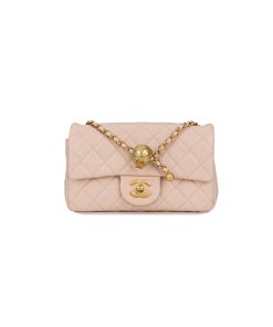 Chanel Lambskin Quilted Mini CC Pearl Crush Rectangular Flap Pink like authentic sử dụng chất liệu da cừu non, sản xuất hoàn toàn bằng thủ công, cam kết chất lượng tốt nhất chuẩn 99% full box và phụ kiện