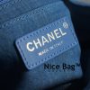 Chanel Pearl Crush Mini Rectangular Flap Bag Denim Antique Gold Hardware like authentic, sử dụng chất liệu denim màu xanh nguyên bản như chính hãng, sản xuất hoàn toàn bằng thủ công, cam kết chất lượng tốt nhất chuẩn 99% so với chính hãng