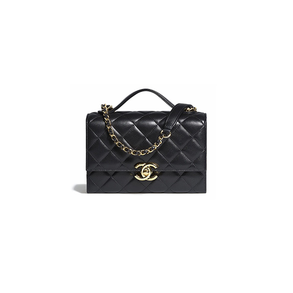 Chanel Mini Flap Bag With Handle like authentic sử dụng chất liệu da cừu nguyên bản so với chính hãng, sản xuất hoàn toàn bằng thủ công, cam kết chất lượng tốt nhất, chuẩn 99% so với chính hãng