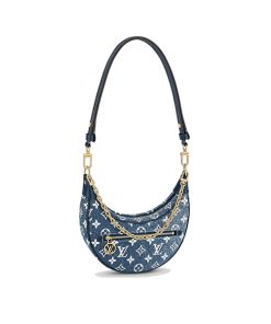 Louis Vuitton Lv Loop Bag Navy Blue like authentic sử dụng chất liệu hãng, chuẩn 99% so với chính hãng, full box và phụ kiện, cam kết chất lương tốt nhất chuẩn 99%