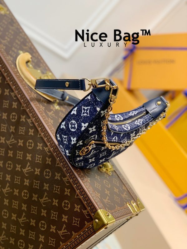 Louis Vuitton Lv Loop Bag Navy Blue like authentic sử dụng chất liệu hãng, chuẩn 99% so với chính hãng, full box và phụ kiện, cam kết chất lương tốt nhất chuẩn 99%