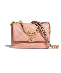 Chanel 19 Bag Hồng like authentic sử dụng chất liệu da cừu nguyên bản như chính hãng, sản xuất hoàn toàn bằng thủ công, cam kết chất lượng tốt nhất chuẩn 99% so với chính hãng, hàng có sẵn, full box và phụ kiện