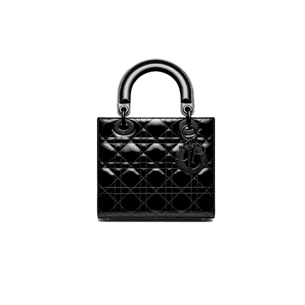 Dior Lady Bag Small Full Black Patent like authentic sử dụng chất liệu da bê nguyên bản như chính hãng, sản xuất hoàn toàn bằng thủ công, cam kết chất lượng tốt nhất chuẩn 99% full box và phụ kiện