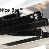 Dior Lady Bag Small Full Black Patent like authentic sử dụng chất liệu da bê nguyên bản như chính hãng, sản xuất hoàn toàn bằng thủ công, cam kết chất lượng tốt nhất chuẩn 99% full box và phụ kiện