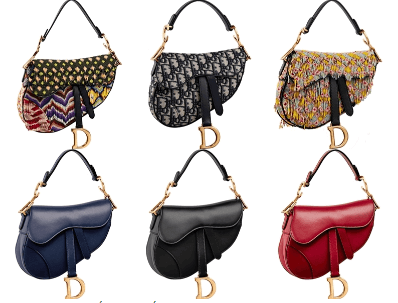 Một số phiên bản ấn tượng của túi xách Dior Saddle Bag