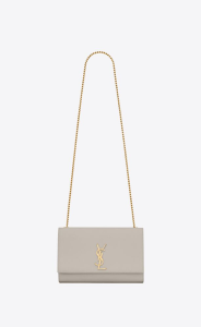 Thiết kế của túi YSL Monogram Kate Shoulder Medium Croc White