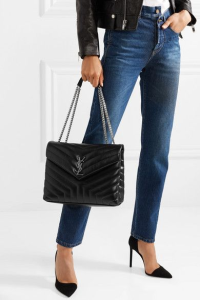 Thiết kế mới lạ của túi YSL Black Medium Loulou Bag