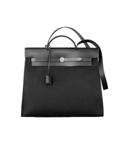 Hermes Herbag Zip Bag Black like authentic sử dụng chất liệu vải cavan và chất liệu da bò nhập ý nguyên bản như chính hãng, sản xuất bằng thủ công 100% cam kết chất lượng tốt nhất