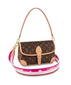 Louis Vuitton LV Daine Fuchsia like authentic chất lượng vip nhất hiện nay, sử dụng chất liệu da bê nguyên bản như chính hãng, sản xuất hoàn toàn bằng thủ công, cam kết chất lượng tốt nhất, chuẩn 99%