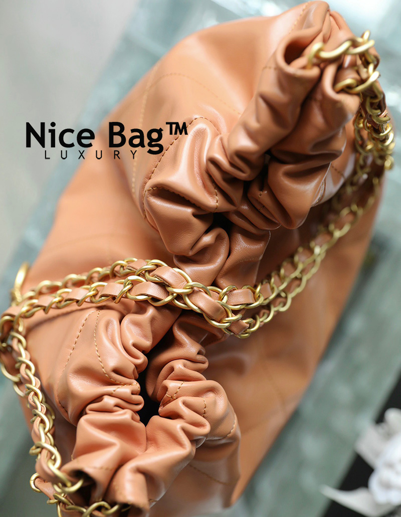 Chanel 22 Handbag Camel - Nice Bag™