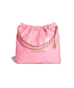 Chanel 22 Small Handbag Pink like authentic chất lượng vip nhất hiện nay, sử dụng chất liệu da bê hiệu ứng bóng, nguyên bản như chính hãng, được sản xuất hoàn toàn bằng thủ công, cam kết chất lượng tốt nhất chuẩn 99%