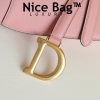 Dior Saddle Bag Pink like authentic sử dụng chất liệu da bê dập vân nguyên bản như chính hãng, full box và phụ kiện, cam kết chất lượng tốt nhất