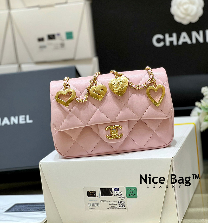Chanel Mini Flap Bag Lambskin Light Pink - Nice Bag™