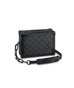 Louis Vuitton Soft Trunk Monogram Eclipse Canvas Bag M44730 like authentic, chất lượng vip nhất hiện nay, sử dụng chất liệu nguyên bản so với hãng, chuẩn 99% so với chính hãng, full box và phụ kiện