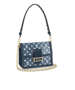 lv dauphine mm navy blue like authentic cam kết chất lượng vip nhất, chuẩn 99% so với chính hãng, sử dụng chất liệu nguyên bản so với chính hãng, kim loại mạ vàng 24k, full box và phụ kiện