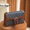 Gucci Dionysus Shoulder Bag Small GG Jacquard Blue Ivory Brown like authentic chất lượng vip nhất hiện nay, sử dụng chất liệu chính hãng, sản xuất hoàn toàn bằng thủ công, chuẩn 99% so với chính hãng