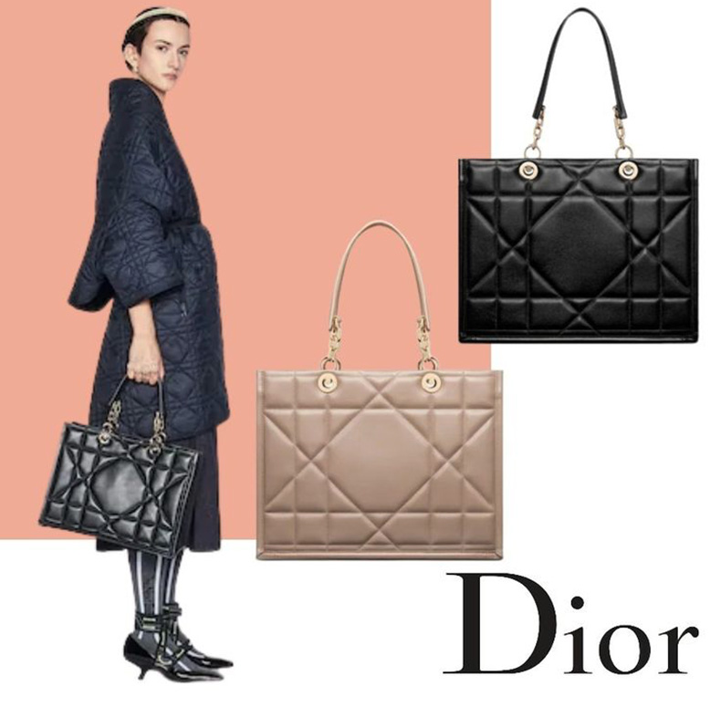 Túi Dior Essential Tote Bag Mẫu Mới 2023 Hàng Có Sẵn Hỗ Trợ Trả Góp sử dụng chất liệu da bê nguyên bản như chính hãng, sản xuất thủ công 100% cam kết chất lượng chuẩn 99%