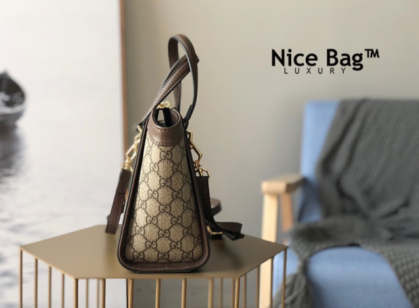 Gucci GG Supreme Ophidia Small Tote shoulder handbag like authentic cam kết chất lượng chuẩn 99% so với chính hãng, sử dụng chất liệu da bò nguyên bản như chính hãng, full box và phụ kiện, hỗ trợ trả góp bằng thẻ tín dụng