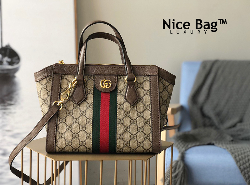 Gucci gg 2024 supreme small tote