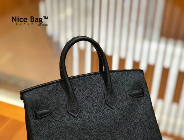 Hermes Birkin 25 Black Togo Gold Hardware - Nice Bag™