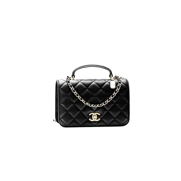 Chanel 23b Flap Bag Caviar GHW chất lượng like authentic sử dụng chất liệu da bê dập hạt, cam kết chất lượng đạt 99% so với chính hãng, full box và phụ kiện, hỗ trợ trả góp bằng thẻ tín dụng