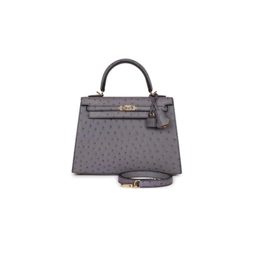 Hermes Kelly Sellier 25 Gris Agate Verso Ostrich Permabrass Hardware like authentic chuẩn 99% so với chính hãng, được may thủ công 100%, được sử dụng da đà điểu tự nhiên châu phi, full box và phụ kiện, hỗ trợ trả góp bằng thẻ tín dụng, miễn phí ship toàn quốc