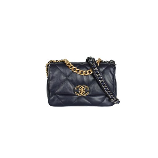 Túi Chanel 19 Bag Small Navy Blue like authentic chuẩn 99% so với chính hãng, sử dụng chất liệu da cừu, cam kết chất lượng tốt nhất, full box và phụ kiện, hỗ trợ trả góp bằng thẻ tín dụng