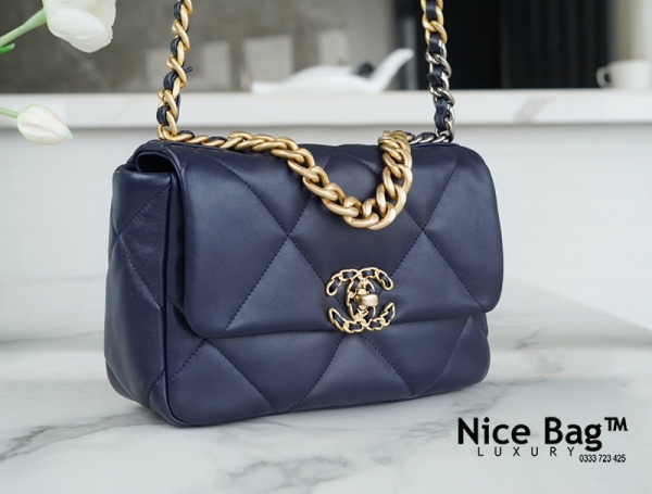 Túi Chanel 19 Bag Small Navy Blue