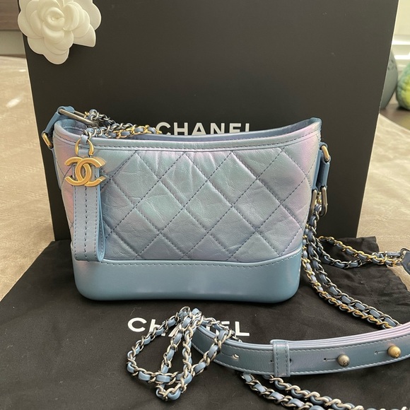 Chanel Gabrielle Hobo Bag Small Caviar blue