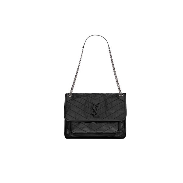 Túi Ysl Medium Niki In Vintage Leather Black like authentic chuẩn 99% so với chính hãng, cam kết chất lượng tốt nhất, sử dụng chất liệu da bê, full box và phụ kiện, hỗ trợ trả góp bằng thẻ tín dụng, miễn phí ship toàn quốc