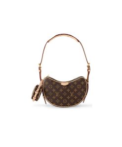 Túi Lv Croissant Bag MM Monogram Canvas M46828 hàng like authentic sử dụng chất liệu da bê họa tiết monogram, cam kết chất lượng tốt nhất, full box và phụ kiện, hỗ trợ trả góp bằng thẻ tín dụng