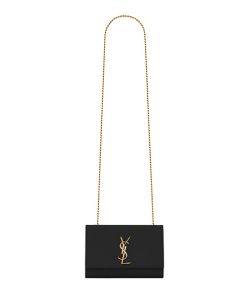 Túi YSL Kate Small Chain Bag In Grain De Poudre Embossed Leather Black Gold 469390BOW0J1000 chất lượng like authentic cam kết chất lượng tốt nhất chuẩn 99% so với chính hãng, full box và phụ kiện, sử dụng chất liệu da bê dập hạt, hỗ trợ trả góp bằng thẻ tín dụng